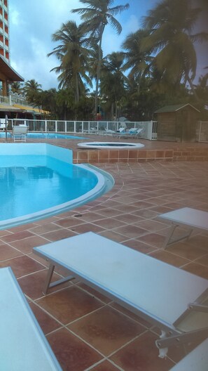 Outdoor pool - Charming duplex with no water shut-off (Le Gosier)