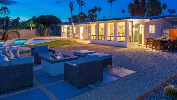 House, 3 Bedrooms | Terrace/patio - Sunrise Getaway (Palm Springs)