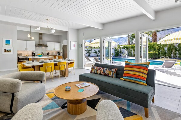 House, Multiple Beds (Mid Mod Sunsation) | Living area - Mid Mod Sunsation (Palm Springs)