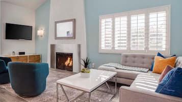 Rumah, Beberapa Tempat Tidur (Azure Oasis) | Area keluarga | TV