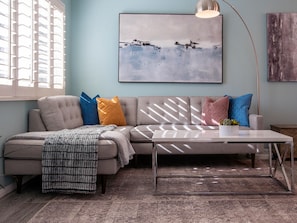 House, Multiple Beds (Azure Oasis) | Living area - Azure Oasis (Palm Springs)