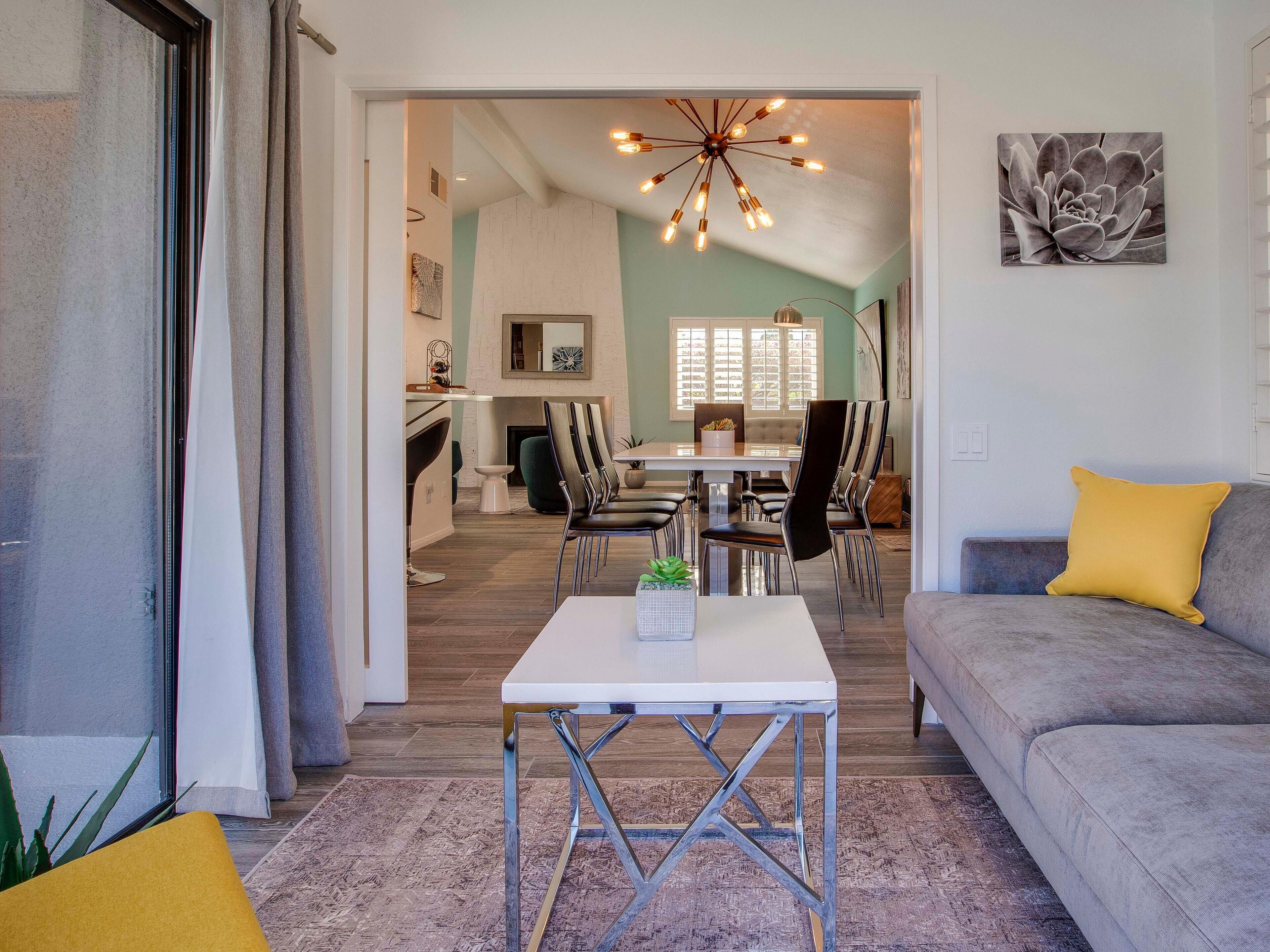 House, Multiple Beds (Azure Oasis) | Living area | TV