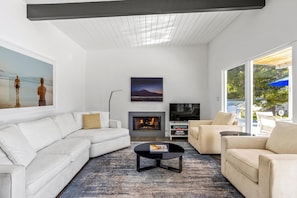 House, Multiple Beds (Happy Hour) | Living area | TV - Happy Hour (Palm Springs)