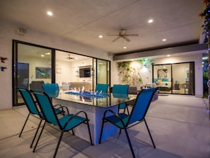 独立别墅, 多张床 (Casa Azul) | 用餐