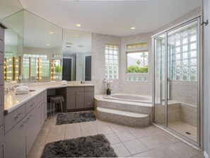 Bathroom - Sophisticated Tiki at Twin Palms (Palm Springs)