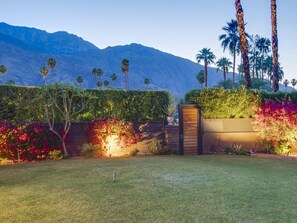 House, 3 Bedrooms | Property grounds - Sophisticated Tiki at Twin Palms (Palm Springs)