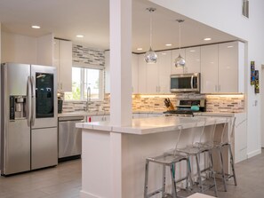 House, Multiple Beds (No Reservations PS) | Private kitchen | Fridge, microwave, stovetop, dishwasher - No Reservations PS (Palm Springs)