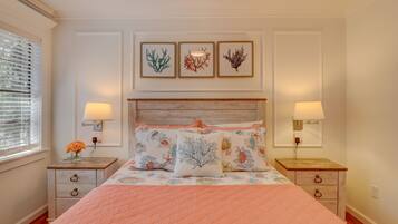 2 bedrooms, iron/ironing board, travel cot, WiFi