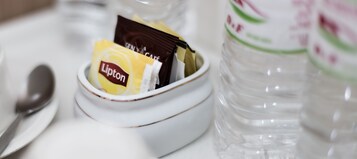 Family Room | Premium bedding, desk, blackout drapes, iron/ironing board