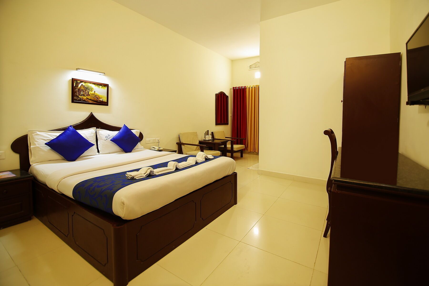 ห้องดีลักซ์ดับเบิล | ห้องเก็บเสียง, Wi-Fi ฟรี, ผ้าปูที่นอน, ทางสำหรับรถเข็น