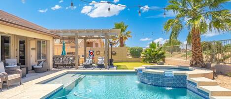 屋外プール、温水プール