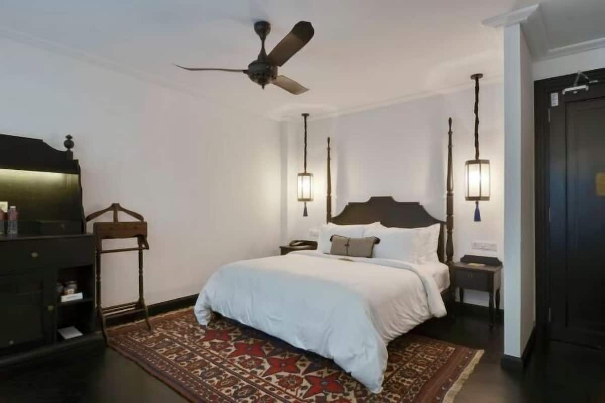 1 slaapkamer, pillowtop-bedden, een minibar met enkele gratis items
