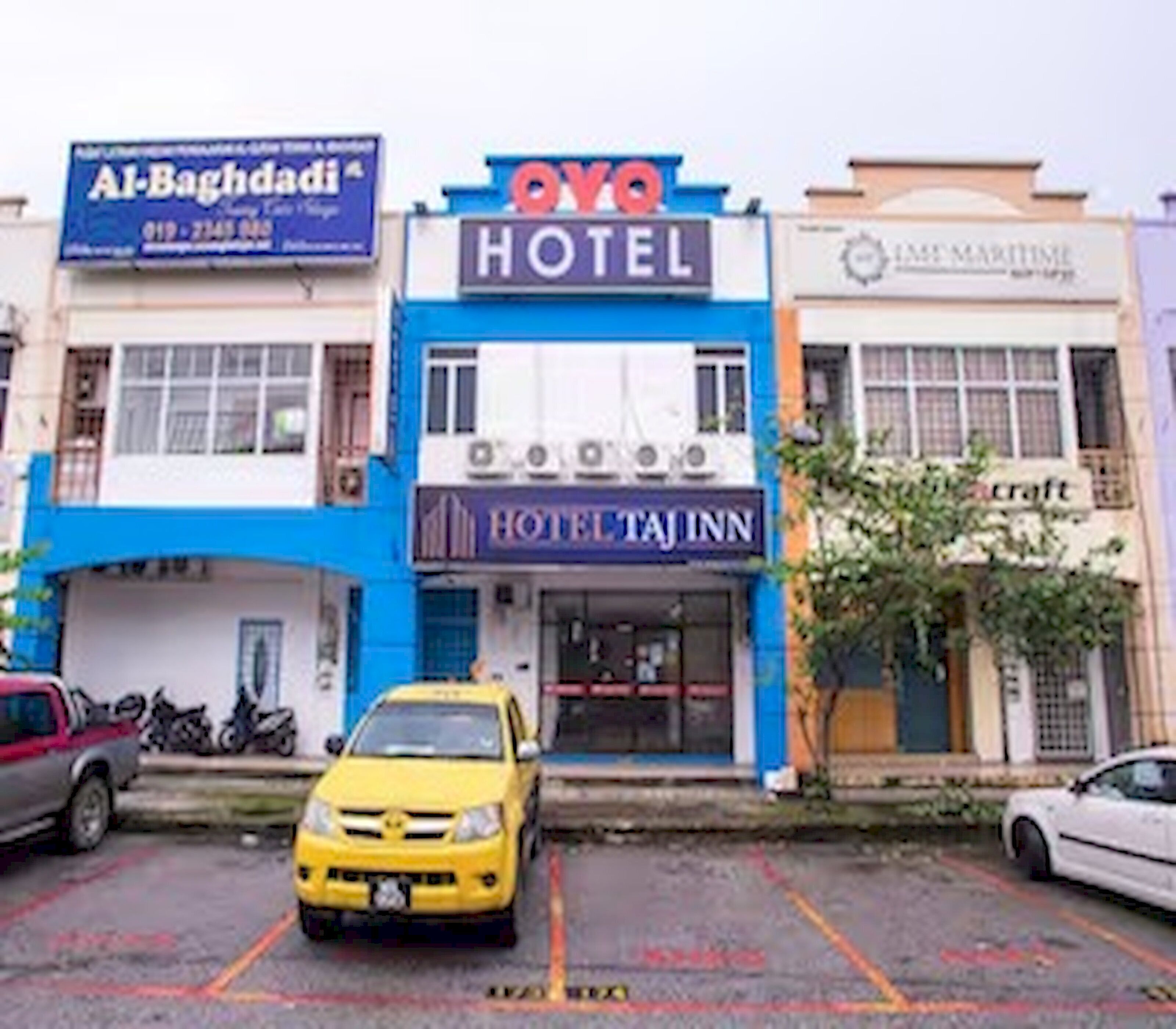 Fachada de la propiedad