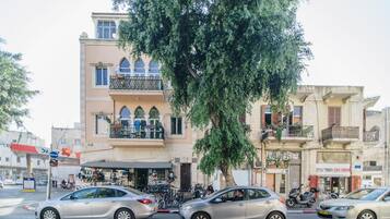 Overnatningsstedets facade