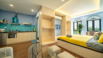 Premium Apartment | 1 bedroom, Frette Italian sheets, premium bedding, down duvets