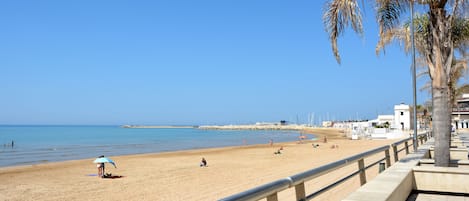 On the beach