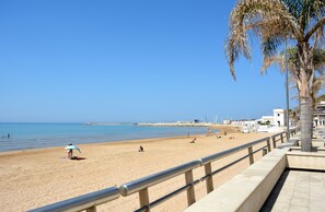 Accommodatie ligt op het strand