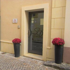 Entrée de l’hébergement