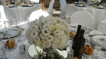 Espace mariage en plein air