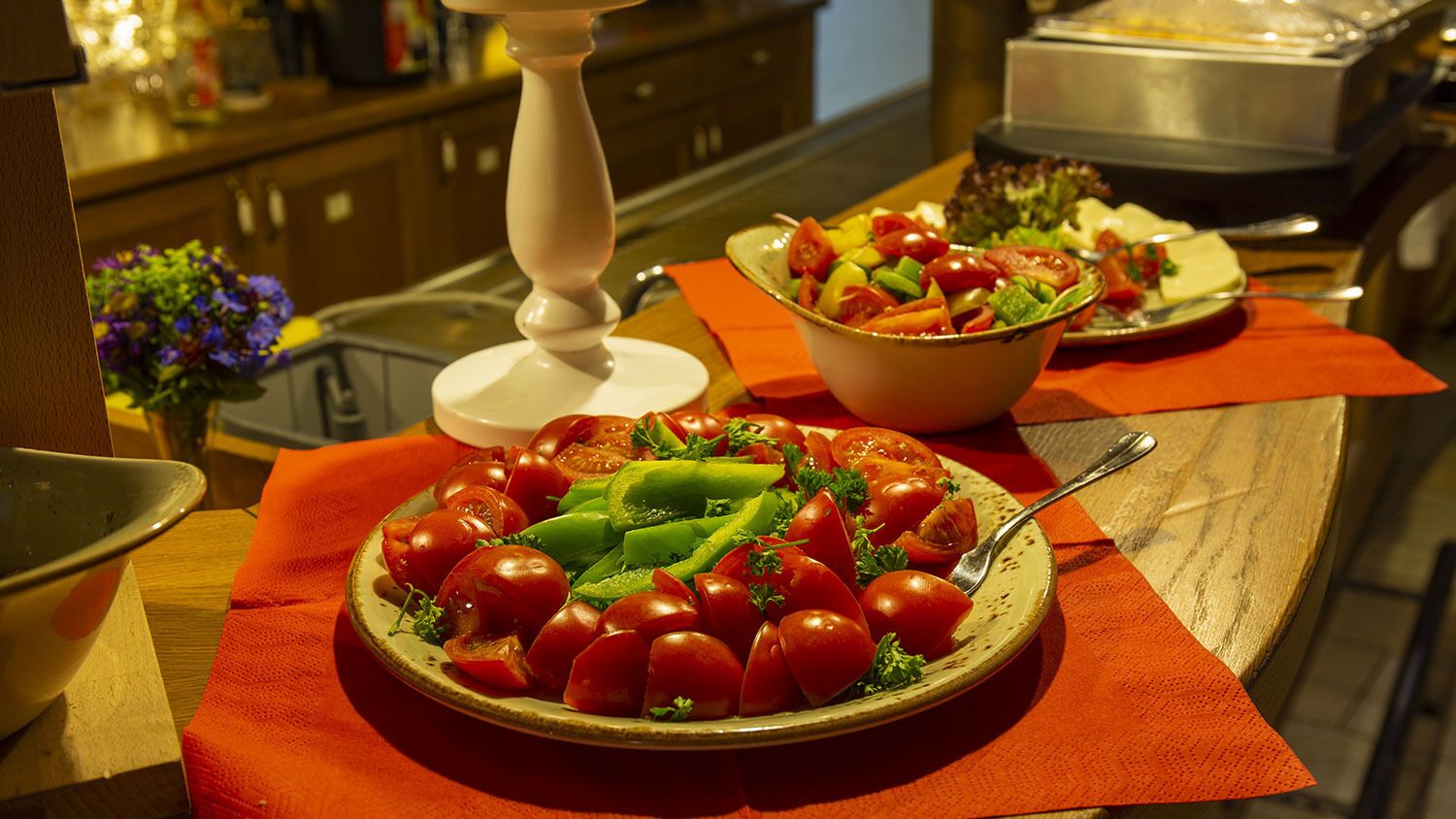 daily buffet breakfast (eur 11.90 per person)