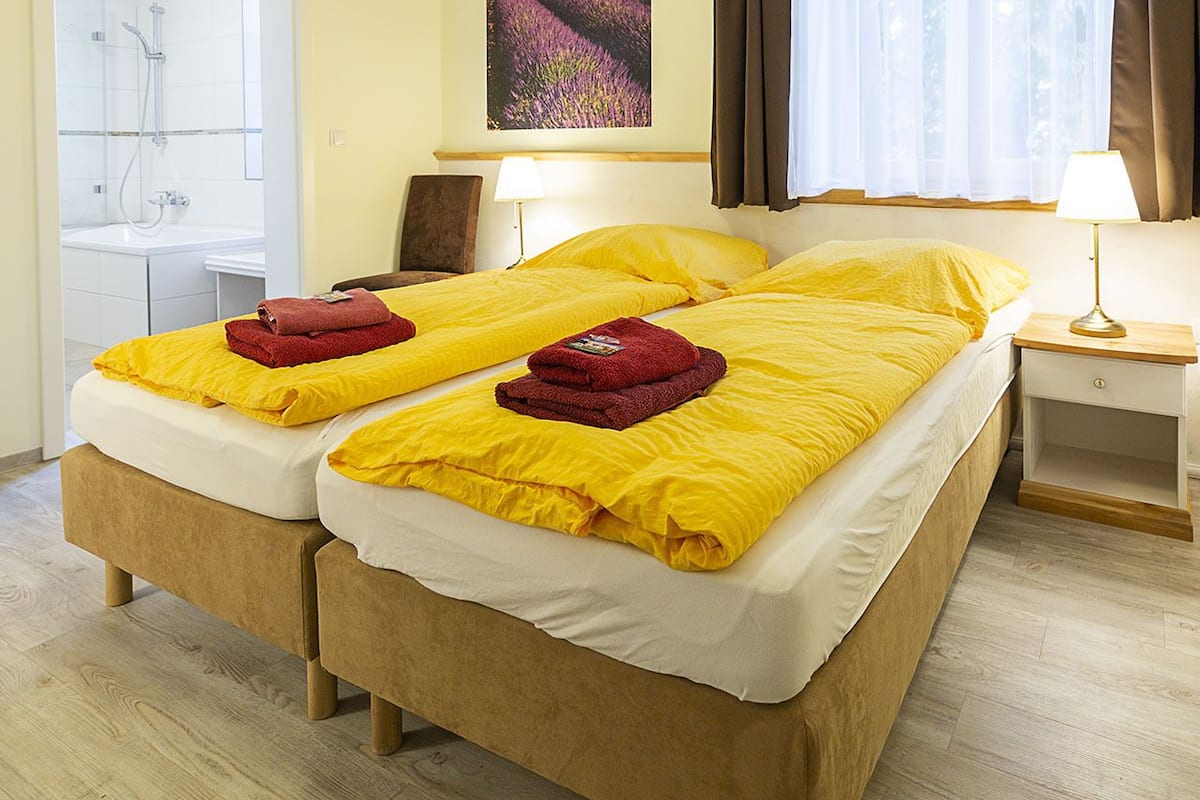 Soundproofing, cribs (free), rollaway beds (surcharge), WiFi (free)