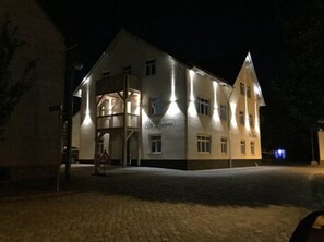 Front of property – evening/night