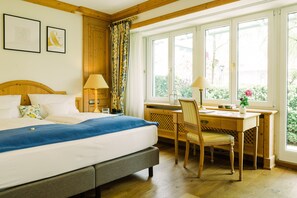 Habitación doble Deluxe | Ropa de cama hipoalergénica y minibar 