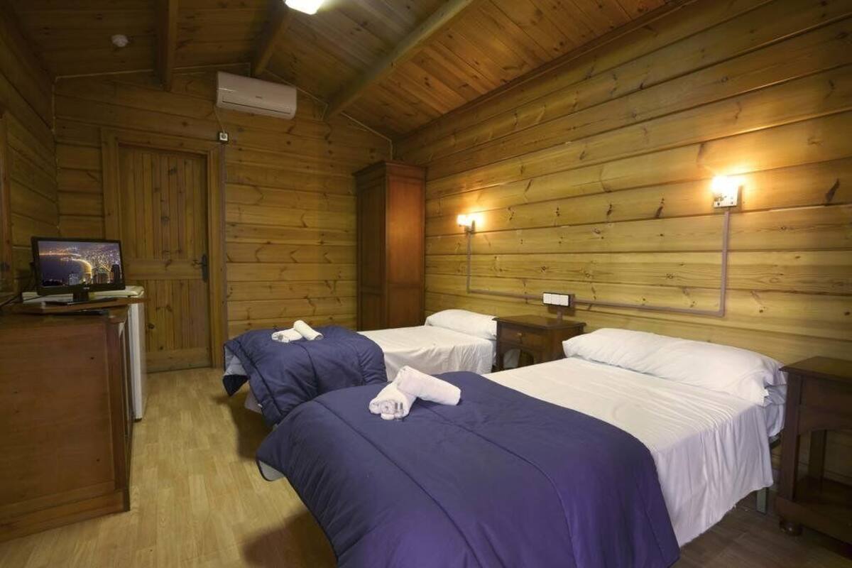 Basic Cabin | Down comforters, blackout drapes, bed sheets