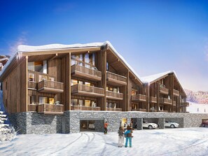 Exterior - New Apartment with Terrace and Parking (Plagne 1800)