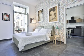 2 slaapkamers, een strijkplank/strijkijzer, wifi, beddengoed