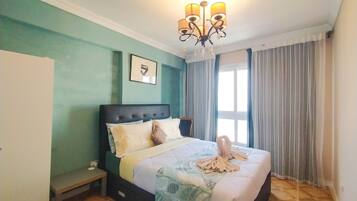 2 多间卧室、WiFi、床单