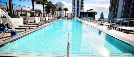 An infinity pool