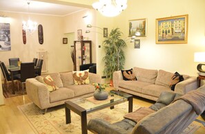 Living area - Bajcsy 1 Apartment (Budapest)