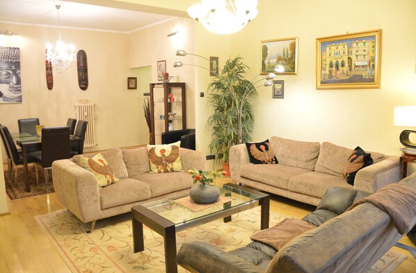 Appartement, 2 chambres | Coin séjour