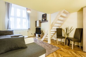 Apartment, 1 Bedroom | Living area - Balassi 27 Apartment (Budapest)