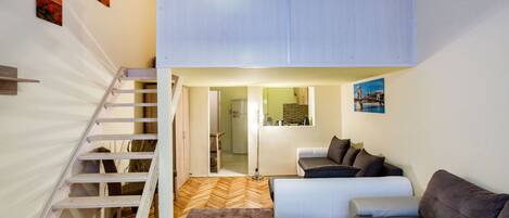 อพาร์ทเมนท์, 1 ห้องนอน | บริเวณนั่งเล่น