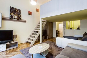 Apartment, 1 Schlafzimmer | Wohnbereich