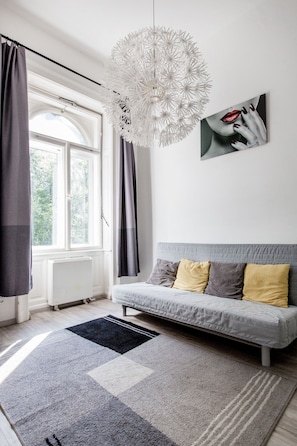 Apartment, 2 Bedrooms | Living area