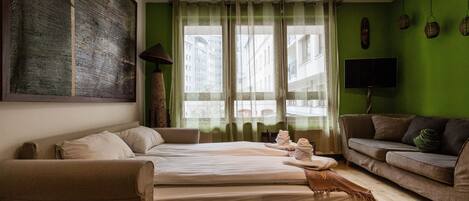 Lägenhet - 1 sovrum | 1 sovrum, gratis wi-fi och sängkläder