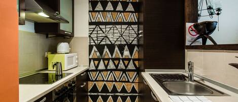 Appartement, 1 chambre | Cuisine privée | Réfrigérateur