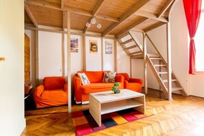 Appartement, 1 slaapkamer | Woonruimte