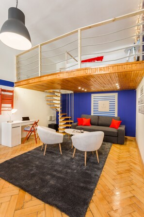 Apartment, 2 Bedrooms | Living area - Jokai 3 Apartment (Budapest)