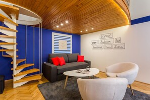 Apartment, 2 Bedrooms | Living area - Jokai 3 Apartment (Budapest)