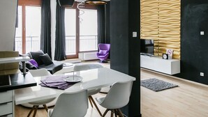 아파트, 침실 2개 | 객실 내 식사 공간