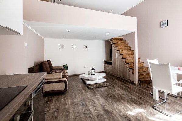 아파트, 침실 1개 | 거실 공간