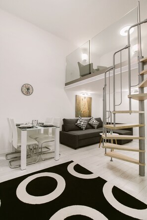 Appartement, 1 chambre | Coin séjour