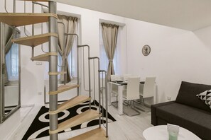 Appartement, 1 chambre | Restauration dans la chambre
