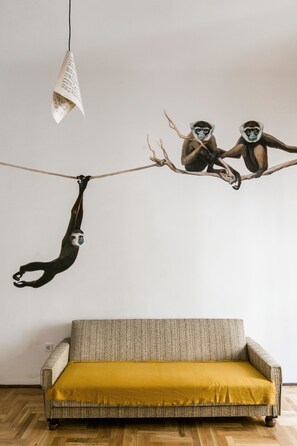 Apartment, 2 Schlafzimmer | Wohnbereich