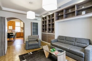 Apartment, 2 Bedrooms | Living area - Nagymezo 33 Apartment (Budapest)