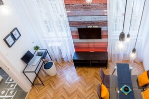 Apartment, 1 Bedroom | Living area - Oktober 6 6 Apartment (Budapest)